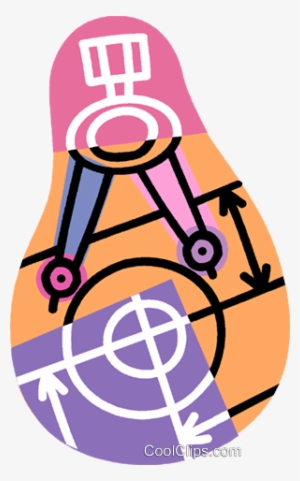 Drafting Tools, Compass Royalty Free Vector Clip Art - Line Segment