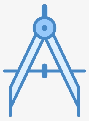 This Icon Represents A Drafting Compass - Drafting Icons
