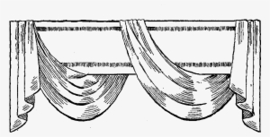 Home Decor Curtain Treatment Illustration Digital - Window Treatment