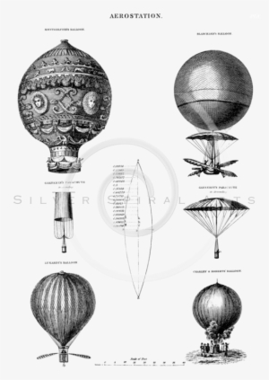 Vintage Hot Air Balloon Png