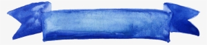 Free Download - Blue Watercolor Banners Watercolor Png