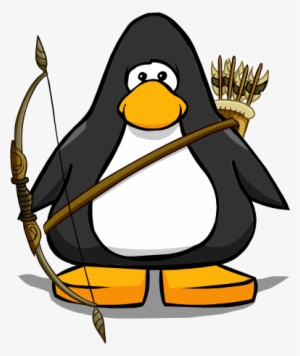 Bow And Arrows From A Player Card - Club Penguin Trumpet Gif