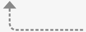 A40 Curvedarrow Gray Up - Curved Grey Arrow Png