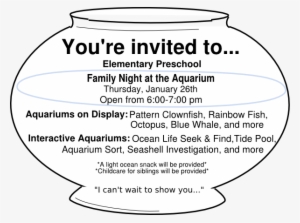 Fish Bowl Clipart Seashells - Circle