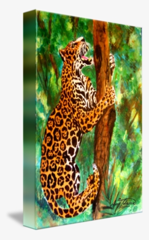 Climbing Jaguar By Amy Queen Picture Transparent Library - Climbing Jaguar