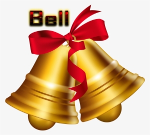 Bell Png Hd - Happy Christmas Bell Png