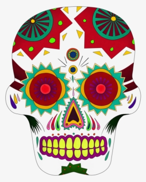 Coco Sugar Skull Png Clip Art Black And White Download - Sugar Skull Transparent Png