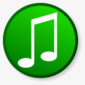 Open - Music Green Icon Png