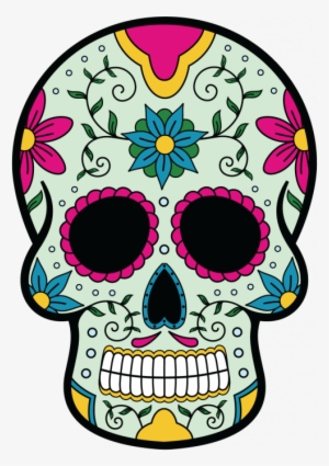 Sticker Calavera Tete De - Tete De Mort Mexique