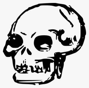 Skull Cartoon Png Free Stock - Skull Clip Art Png
