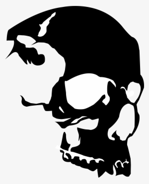 Skull - Vinyl Record Skull Art