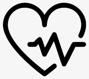 Health Fitness Heart Rate Bit Analysis Svg Png Icon - Heart Pulse Icon Transparent