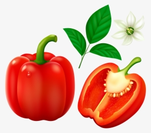 Bell Peppers Vegetables - Vegetables Clip Art