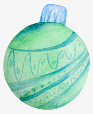 Hand-painted Watercolor Decorative Round Ball Transparent - Portable Network Graphics