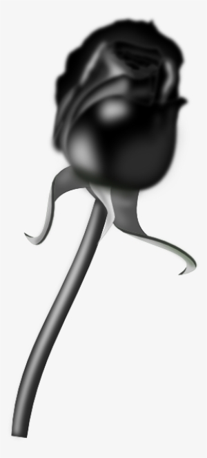 Black Rose Clip Art At Clker - Black Rose Png Transparent