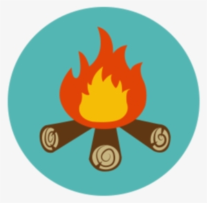 Campire Clipart Transparent - Campfire Icon Clipart