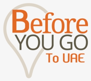 Cropped Before You Go To Uae Logo - Illustration