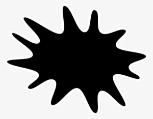 Black Paint Splat Png Clip Art