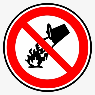 Free Vector Defend Fire With Water Sign Clip Art - Dont Waste Water Sign