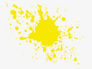 Yellow Paint - Yellow Paint Splatter Png