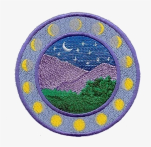 Landscape Moon Night Stars Mountains Png Transparent - Portable Network Graphics
