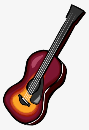 Acoustic Sunburst Guitar Clothing Icon Id 730 - Sunburst Guitar Red Blue