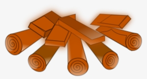 Vector Graphics,free Illustrations - Fire Log Clip Art