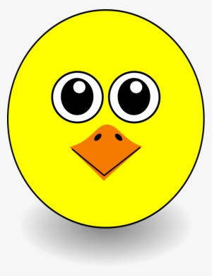 How To Set Use Funny Chick Face Cartoon Svg Vector