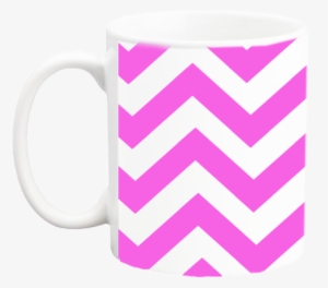 Pink Chevron Pattern Background Custom Coffee Mug - Chevron Coffee Mugs