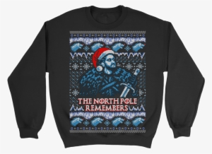 The North Pole Remembers Holiday Sweater - Allen Iverson Step Over Sweater