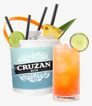 Add New Cruzan Rum Tropical Fruit Rum To Your Cruzan - Bucket Drink Png