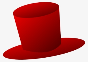 Top Hat Clipart Maroon - Red Top Hat Clipart