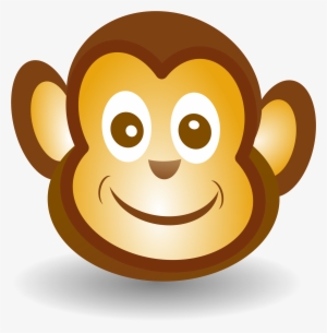 Big Image - Monkey Face Clipart