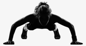 Fitness Silhouette Images At Getdrawings - Push Up Silhouette Png
