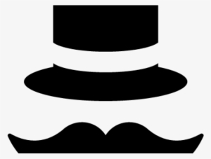 Top Hat Clipart Mustache - Top Hat And Moustache