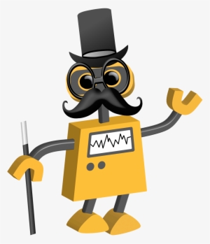Top Hat - Robot Cartoon Transparent