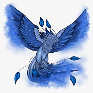 Png Freeuse Pheonix Drawing Ice - Blue Phoenix Transparent Background