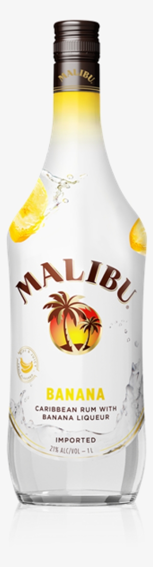 Made With - - Malibu Island Spiced Rum Liqueur