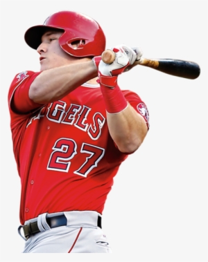 Mike Trout Fathead - Mike Trout No Background