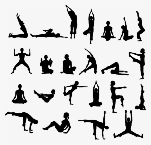 Crunch Exercise Silhouette Clipart B53c0r Clipart - Yoga For Physical Health
