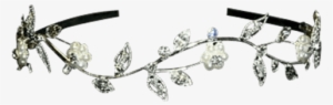 Elven Maiden's Pearl And Leaf Tiara