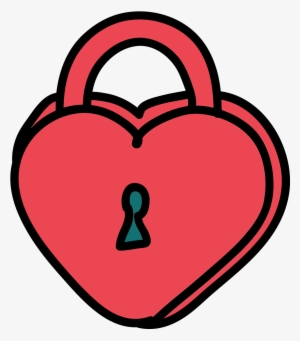 Padlock Clipart Heart - Padlock