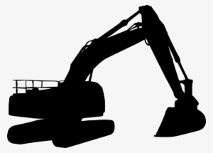 Excavator Silhouette 11523436517crkpebbtey - Excavator Png