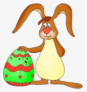 Easter Eggs Clipart Cracked - Funny Easter Bunny