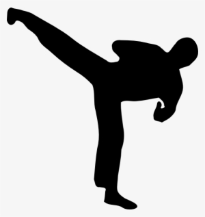 Kickboxer Silhouette Svg Clip Arts 564 X 596 Px