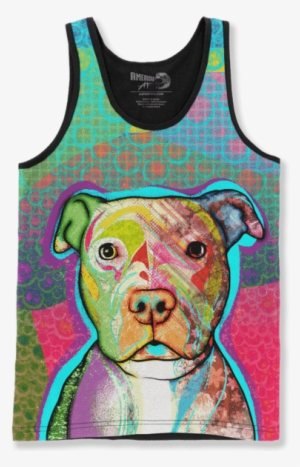 Pit Bull Passion - Golden Labrador Face - Unisex Tank / Sublimation /