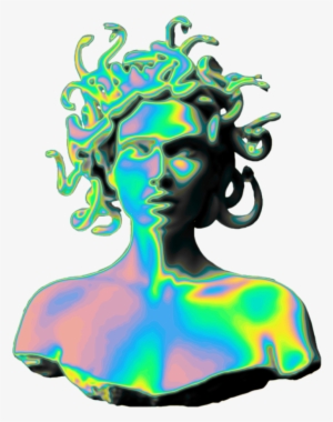 Holo Holographic Vaporwave Aesthetic Medusa Sculpture - Gorgon City - Sirens (cd)