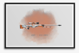 Asiimov Awp Png - Counter-strike: Global Offensive
