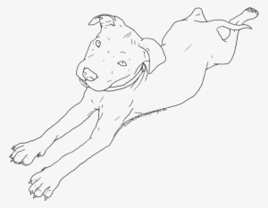 Drawn Pit Bull Red Nose - Pit Bull