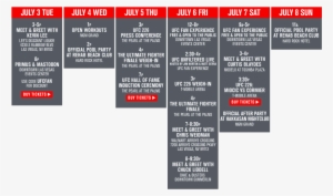 Sign Up Below For More Information And Updates On Ufc - Ufc International Fight Week 2018 Schedule